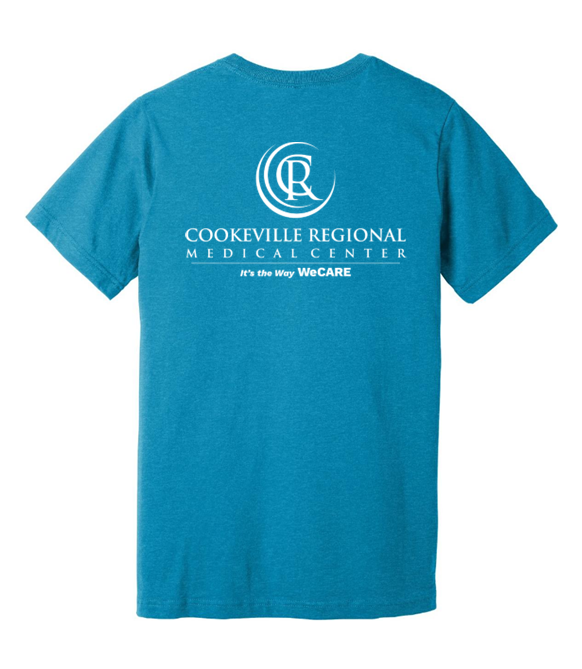 Bella Canvas  Short Sleeve Tee - Heather Aqua- BC3001cvc