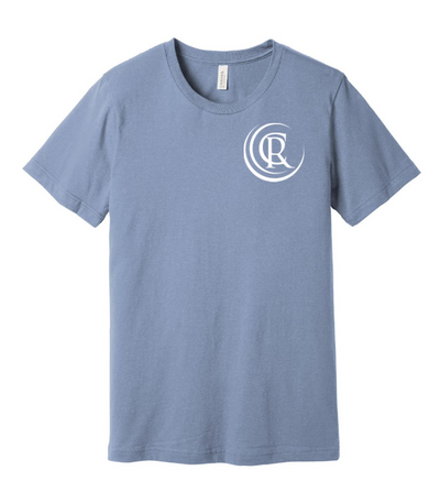Bella Canvas Jersey Short Sleeve Tee - Heather Blue- BC3001cvc
