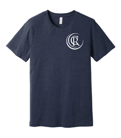 Bella Canvas Jersey Short Sleeve Tee - Heather Midnight Navy- BC3001cvc