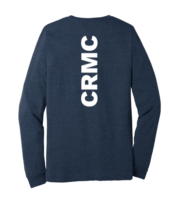 Long Sleeve TShirt Bella Canvas Navy- BC3501