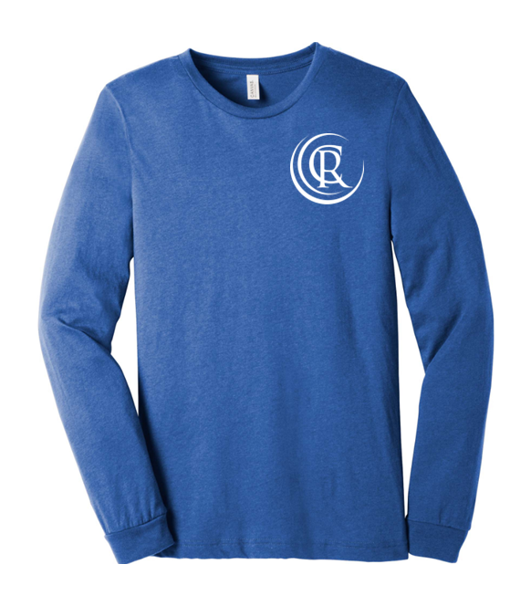 Long Sleeve TShirt Bella Canvas Heather Royal- BC3501CVC