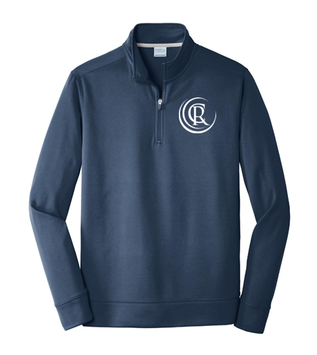 Performance Fleece 1/4-Zip Pullover Navy- PC590Q