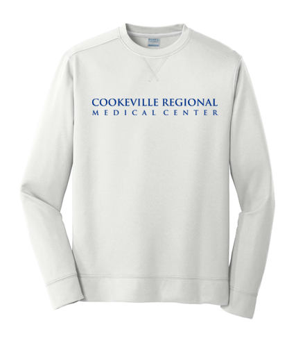 Performance Fleece Crewneck Sweatshirt Silver- PC590