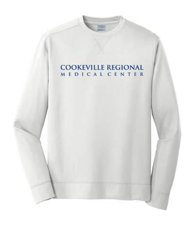 Performance Fleece Crewneck Sweatshirt Silver- PC590
