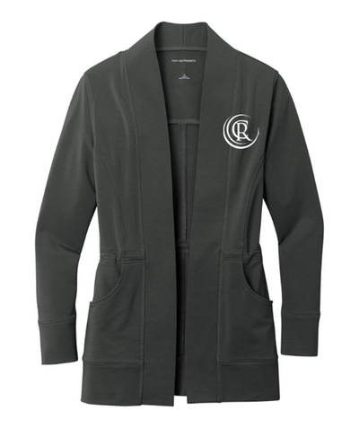 Microterry Cardigan Charcoal- LK825