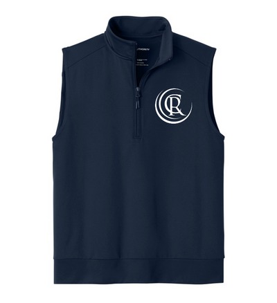 Double Knit 1/4-Zip Vest True Navy K880V