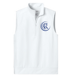 Double Knit 1/4-Zip Vest True White K880V