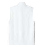 Double Knit 1/4-Zip Vest True White K880V