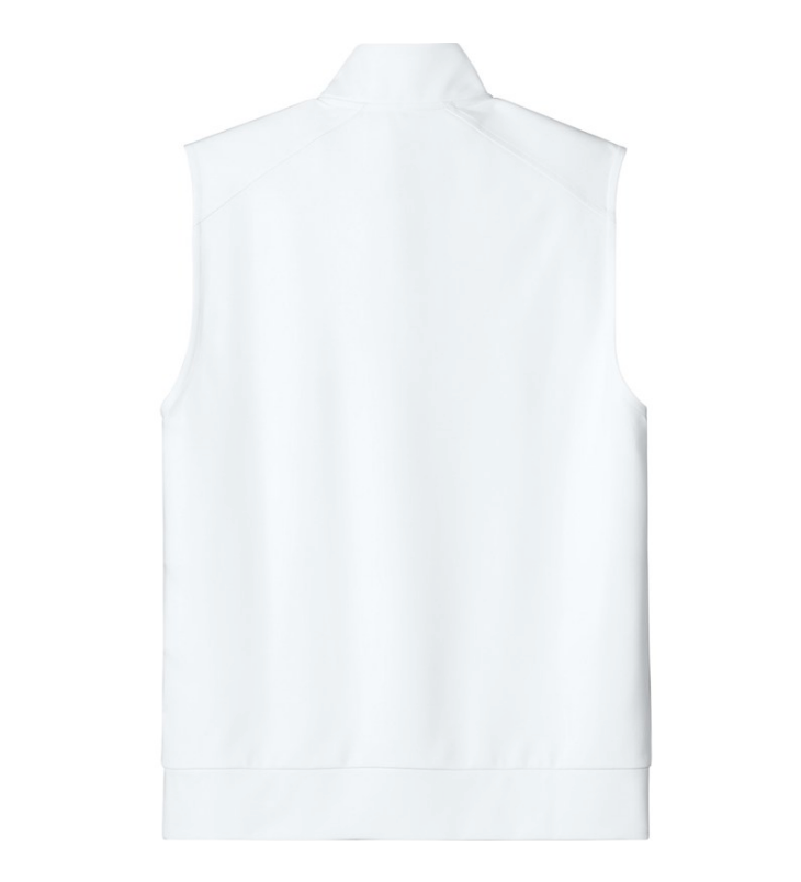 Double Knit 1/4-Zip Vest True White K880V