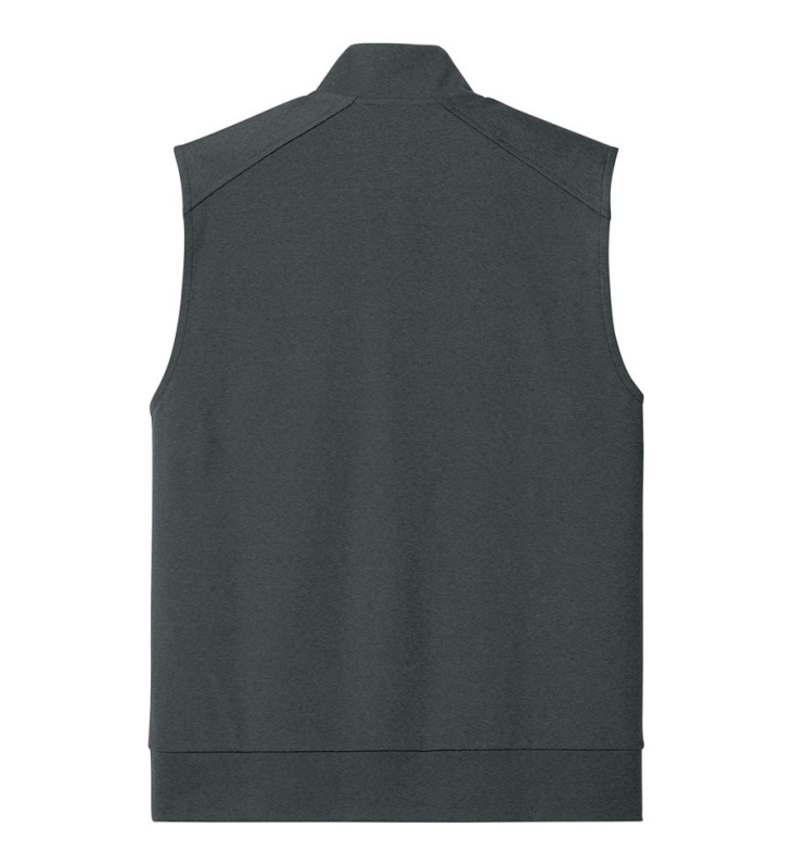 Double Knit 1/4-Zip Vest Grey Steel Heather K880V