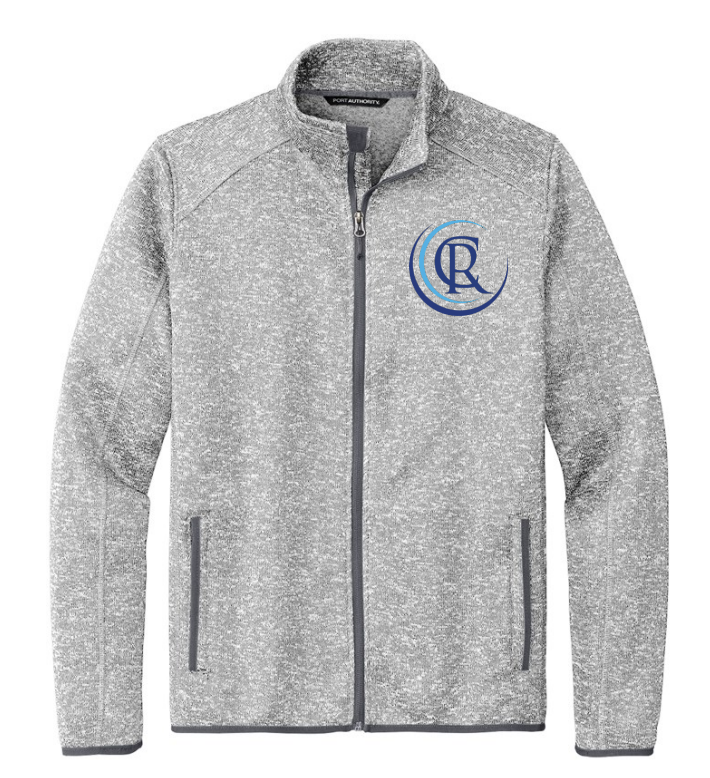 Sweater Fleece Jacket F232 Grey Heather