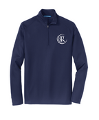 Mens Pinpoint Mesh 1/2-Zip K806 - True Navy