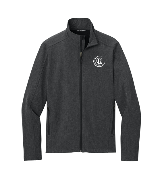 Soft Shell Core Jacket - J317 - Heather Charcoal