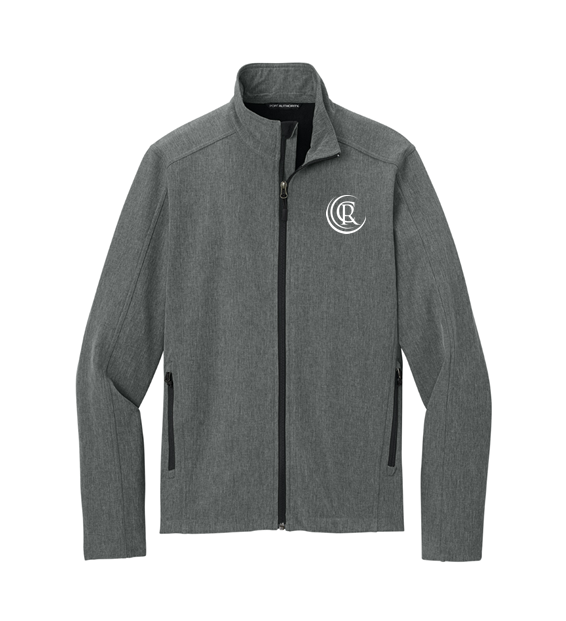 Soft Shell Core Jacket - J317 - Heather Grey