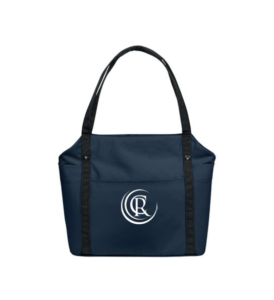 Matte Oxford Tote - BG472 - River Blue Navy
