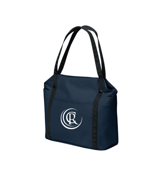 Matte Oxford Tote - BG472 - River Blue Navy