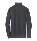 Mens Pinpoint Mesh 1/2-Zip K806 - Battleship Grey