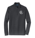 Mens Pinpoint Mesh 1/2-Zip K806 - Battleship Grey