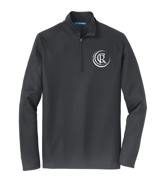 Mens Pinpoint Mesh 1/2-Zip K806 - Battleship Grey