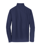Mens Pinpoint Mesh 1/2-Zip K806 - True Navy