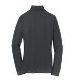 Women's Pinpoint Mesh 1/2-Zip L806 - Battleship Grey