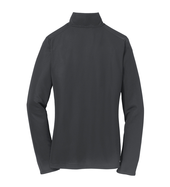Women's Pinpoint Mesh 1/2-Zip L806 - Battleship Grey