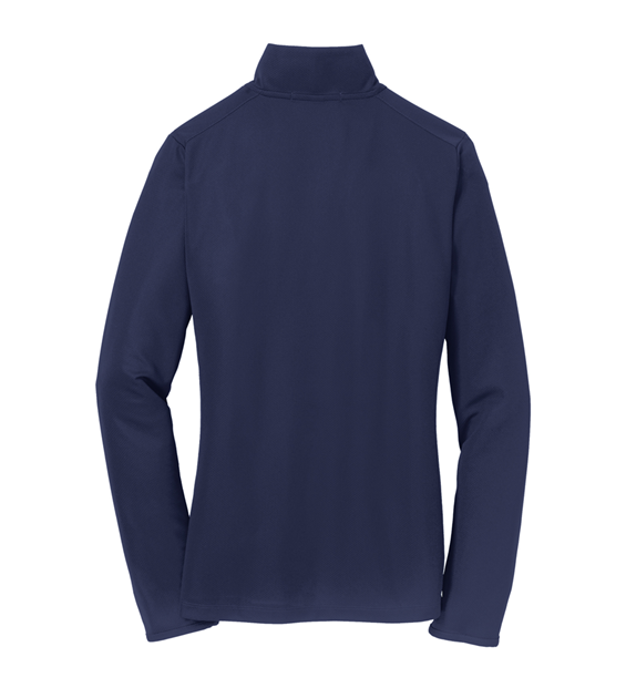 Women's Pinpoint Mesh 1/2-Zip L806 - True Navy
